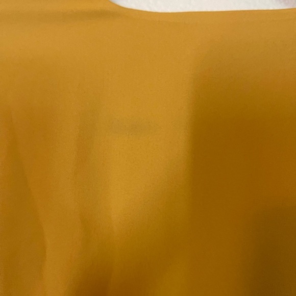 BABATON Aritzia Mustard Yellow Short Sleeve Maxi Wrap Dress Size XXS - Picture 11 of 11